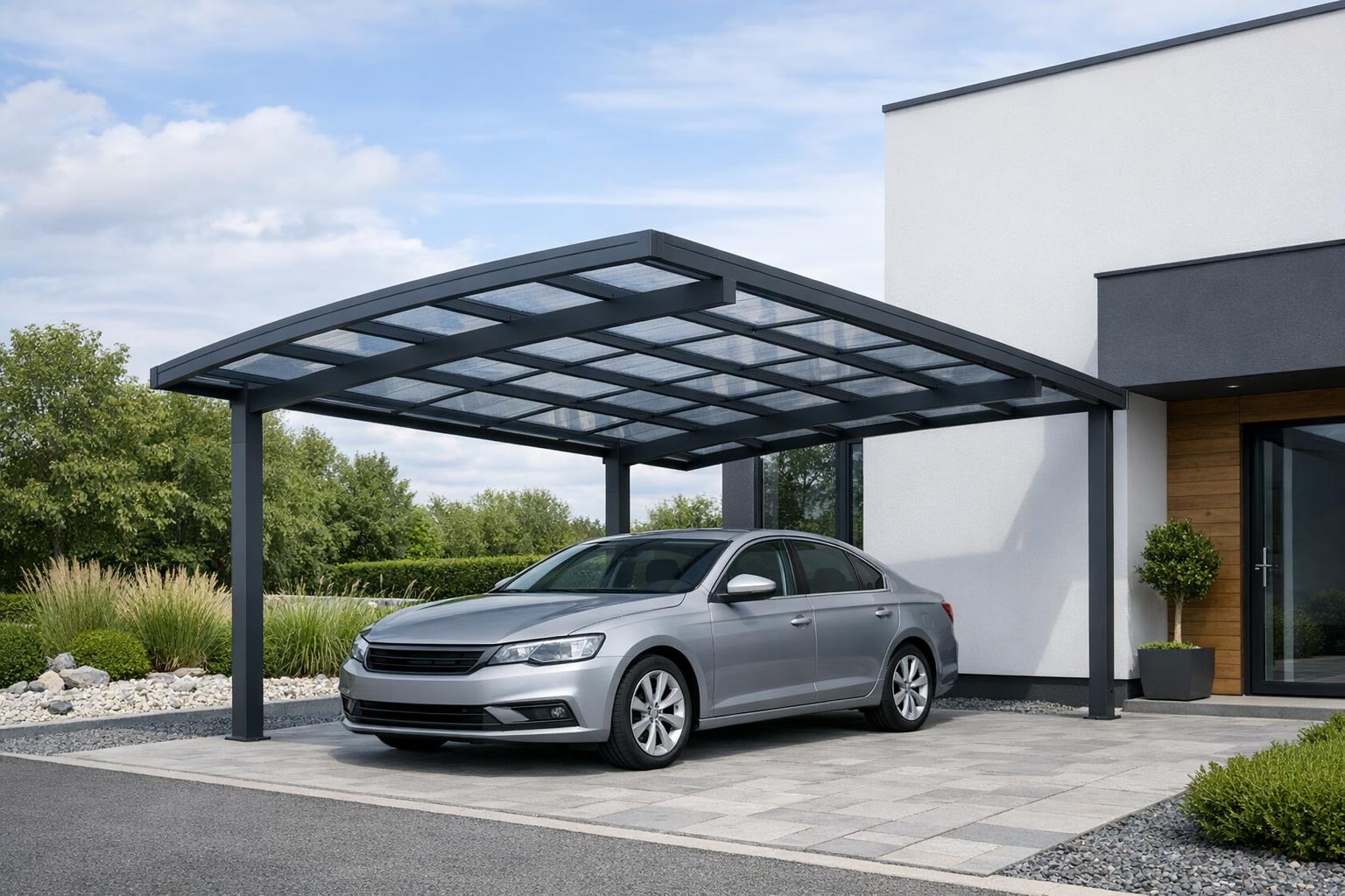 Aluminiowa wiata Carport — eleganckie i funkcjonalne rozwiązanie dla nowoczesnej posesji